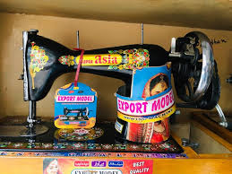 Super Asia Swing Sewing Machine – Black & White