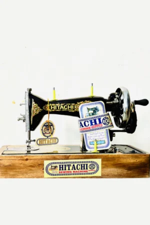 Hitachi Swing Sewing Machine – Black & White | Heavy Duty Silai Machine
